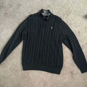 Men's Gray Knit Sweater